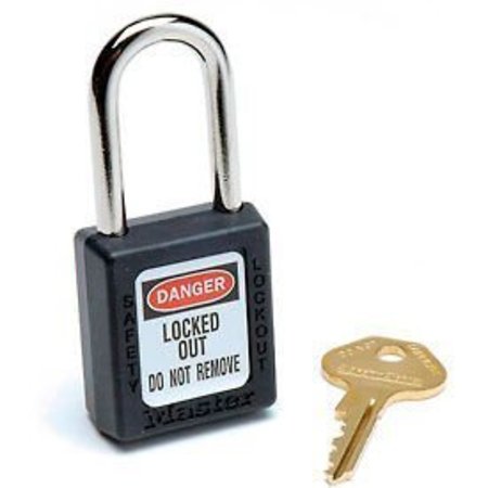 Master Lock Master Lock® Safety 410 Series Safety Zenex„¢ Thermoplastic Padlock, Black, 410BLK 410BLK
